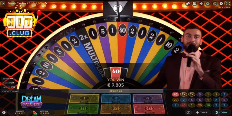 Chơi Dream Catcher tại Hitclub để tận hưởng niềm vui cực lớn